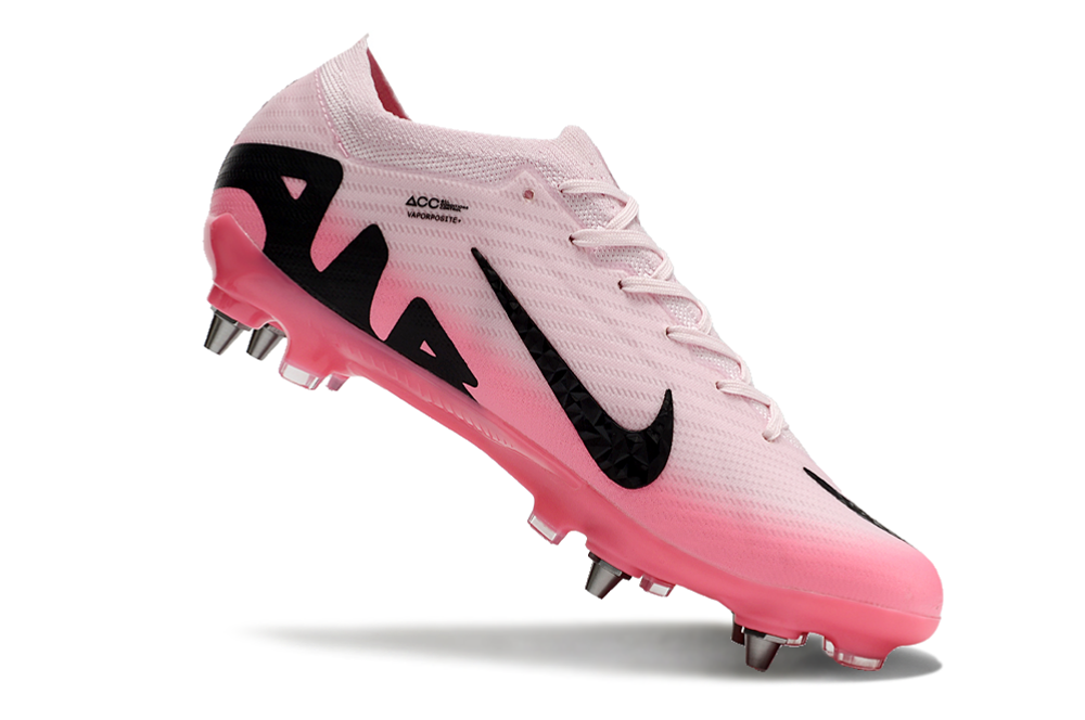 Nike Air Zoom Mercurial Vapor 15 Elite SG Soft Ground Soccer Cleats - Pink/Black 4
