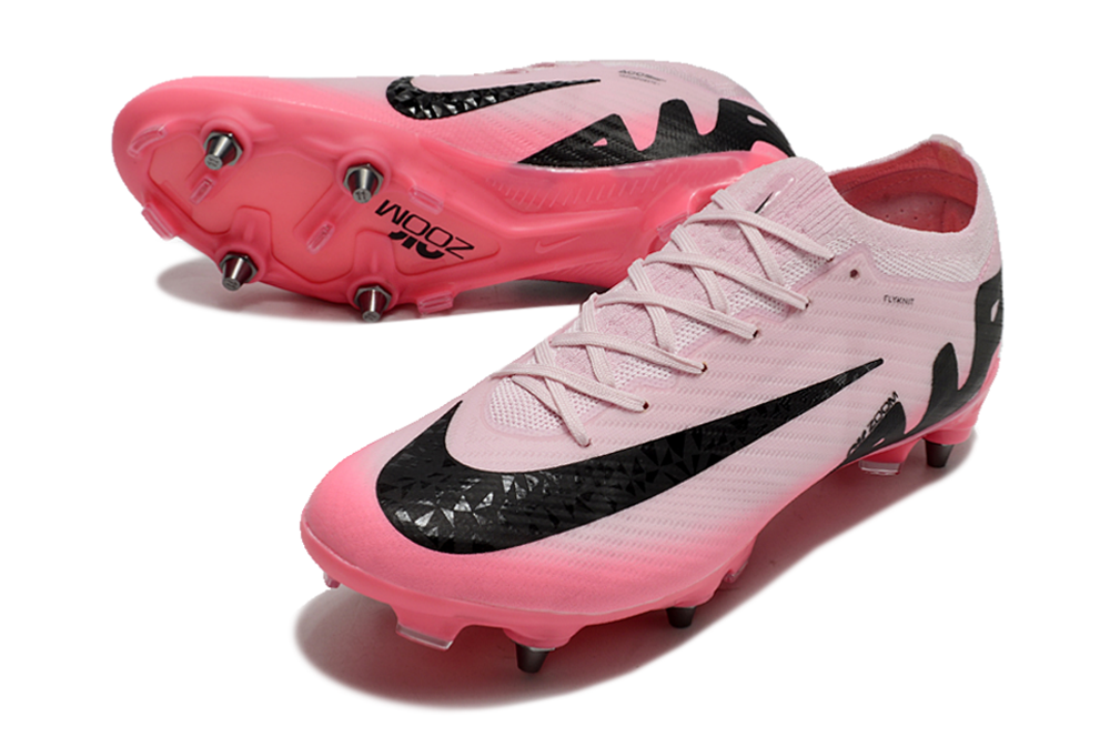 Nike Air Zoom Mercurial Vapor 15 Elite SG Soft Ground Soccer Cleats - Pink/Black 3