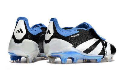 Adidas Predator Elite Foldover Tongue FG Firm Ground Soccer Cleats - Black/Blue/White