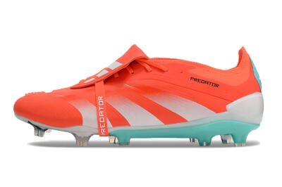 Adidas Predator Elite Foldover Tongue FG Firm Ground Soccer Cleats - Red/White/Green