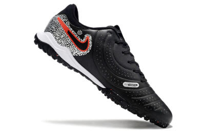 Nike Tiempo Legend 10 Pro TF Artificial Turf Soccer Shoes - Black/Silver/Red