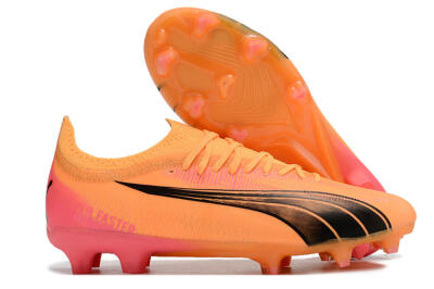 Puma Ultra Ultimate FG Firm Ground Soccer Cleats - Orange/Black