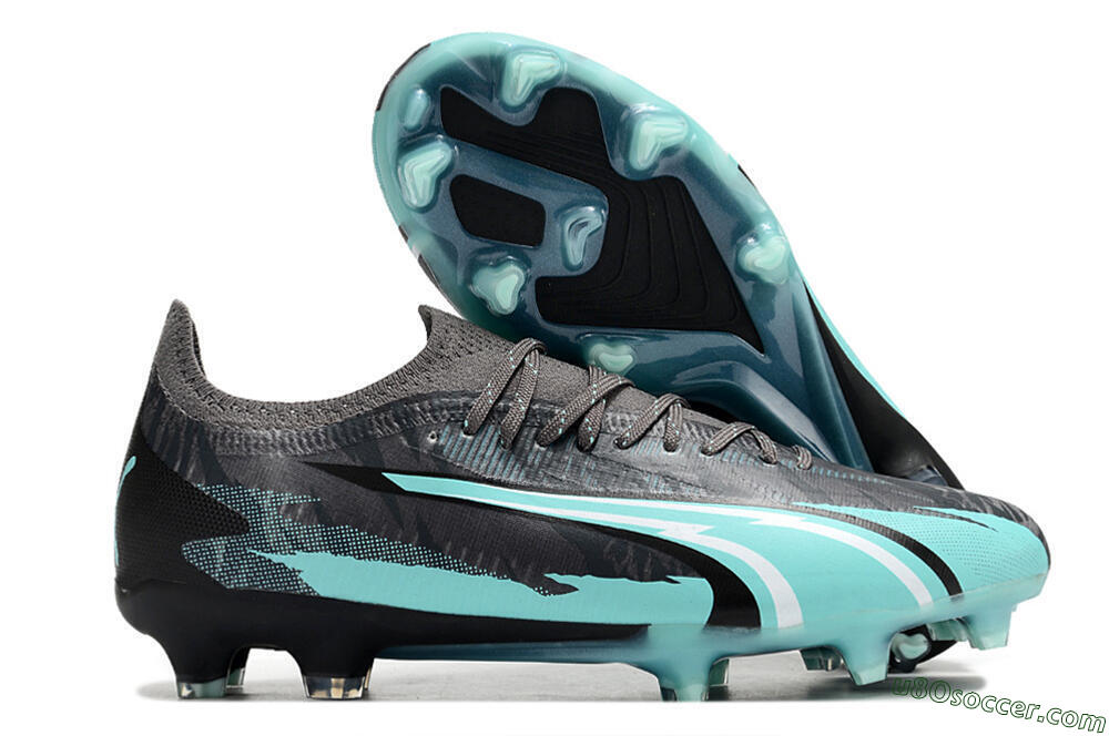 Puma Ultra Ultimate FG Firm Ground Soccer Cleats - Black/Jade 1
