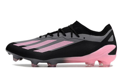 Adidas X 23 Crazyfast.1 FG Firm Ground Soccer Cleats - Black/Pink