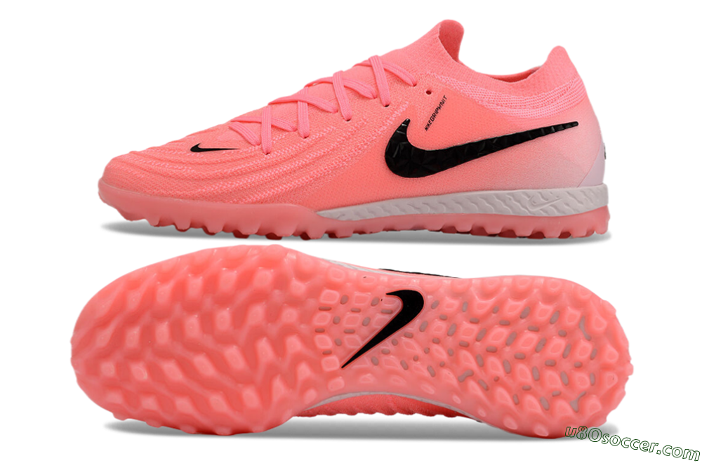 Nike Phantom Luna Elite TF Artificial Turf Soccer Shoes - Pink/Black 0