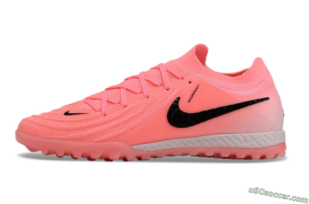 Nike Phantom Luna Elite TF Artificial Turf Soccer Shoes - Pink/Black 2