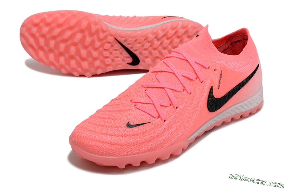 Nike Phantom Luna Elite TF Artificial Turf Soccer Shoes - Pink/Black 3