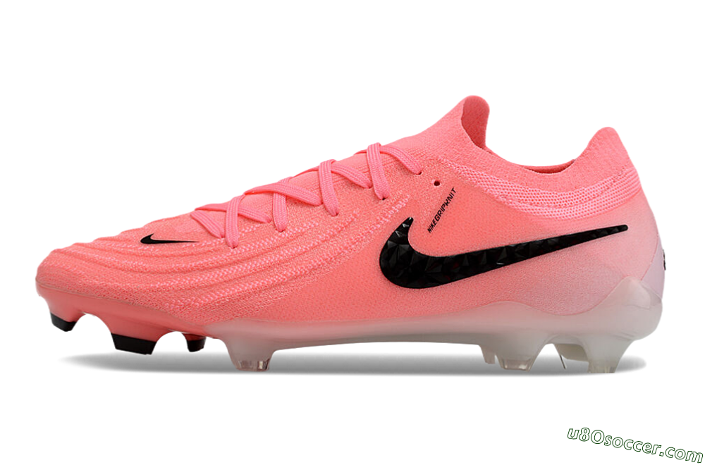 Nike Phantom Luna Elite FG Firm Ground Soccer Cleats - Pink/Black 2