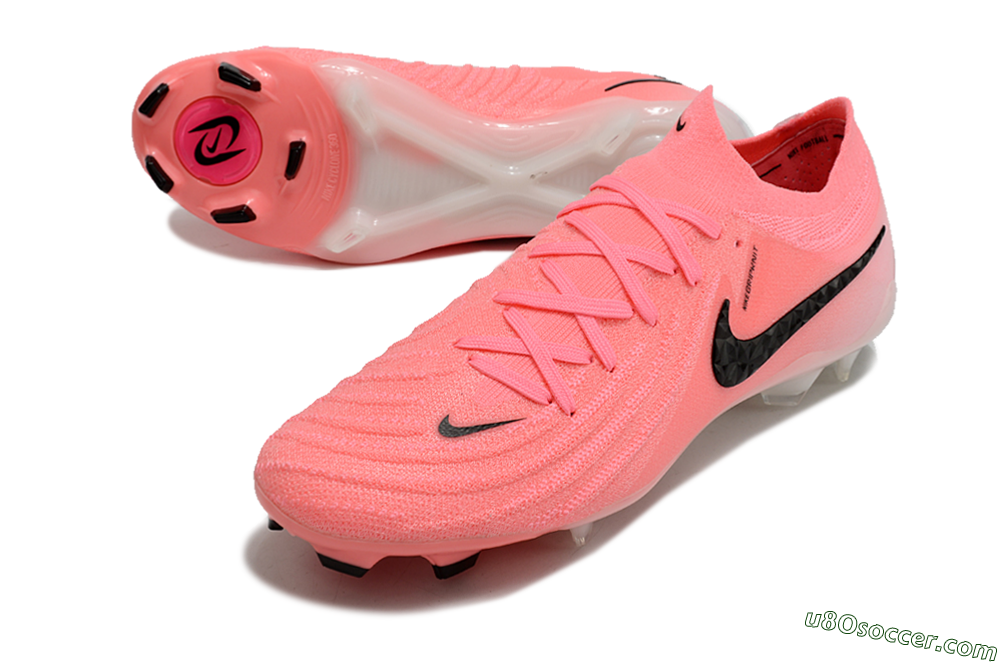 Nike Phantom Luna Elite FG Firm Ground Soccer Cleats - Pink/Black 3