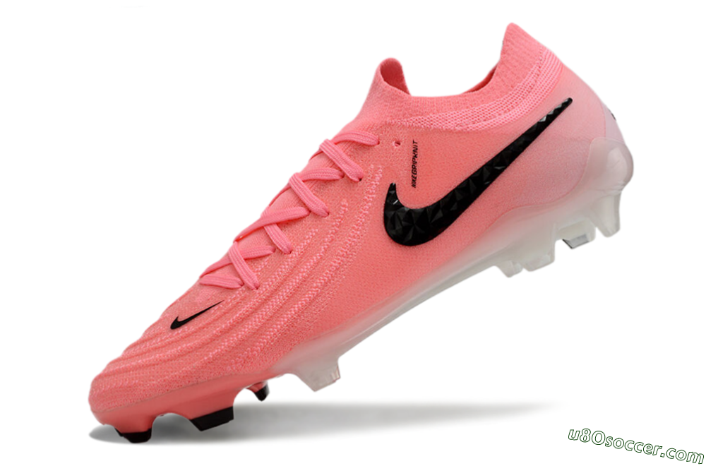 Nike Phantom Luna Elite FG Firm Ground Soccer Cleats - Pink/Black 5