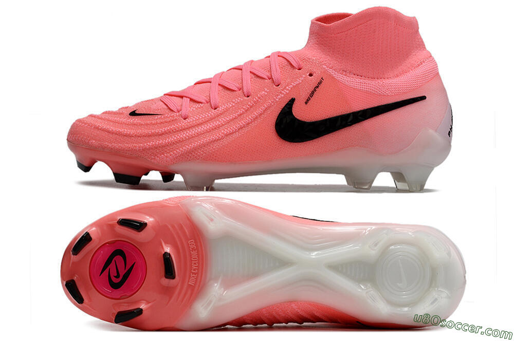 Nike Phantom Luna Elite FG Firm Ground Soccer Cleats - Pink/Black 0
