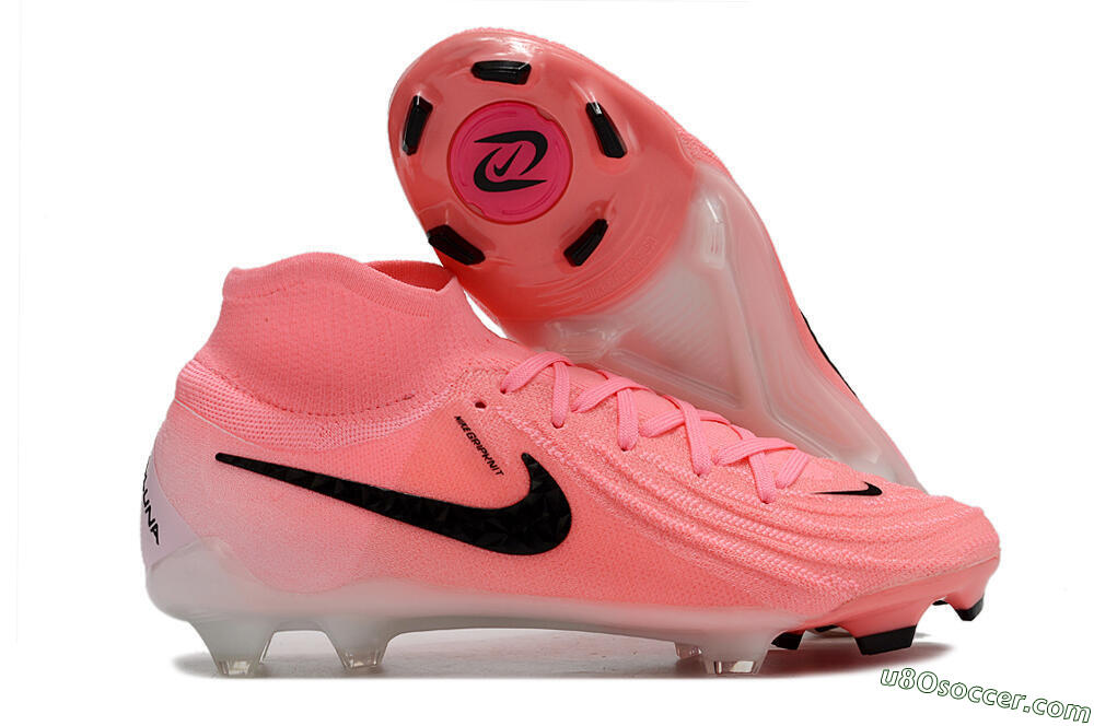 Nike Phantom Luna Elite FG Firm Ground Soccer Cleats - Pink/Black 1