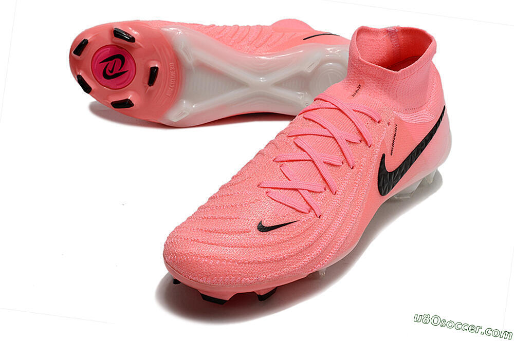 Nike Phantom Luna Elite FG Firm Ground Soccer Cleats - Pink/Black 3