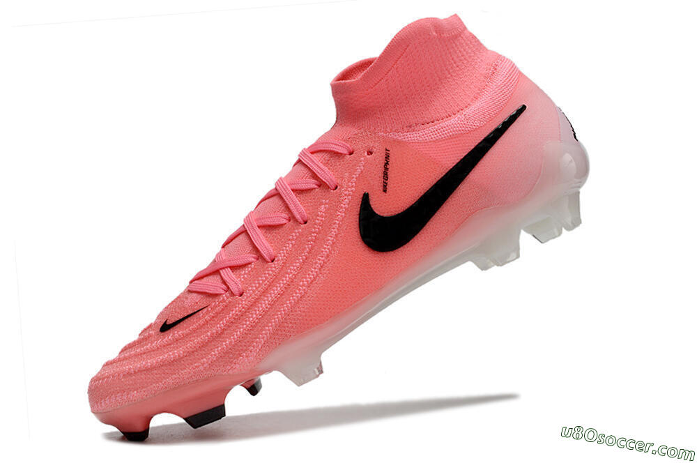 Nike Phantom Luna Elite FG Firm Ground Soccer Cleats - Pink/Black 5