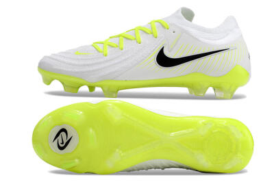 Nike Phantom Luna Elite NU FG Firm Ground Soccer Cleats - White/Yellow/Black