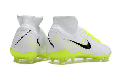 Nike Phantom Luna Elite NU FG Firm Ground Soccer Cleats - White/Yellow/Black