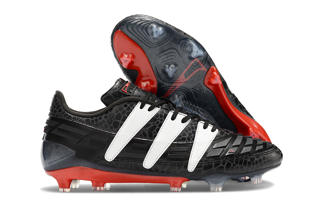 Adidas Predator 94 FG Limited Edition FG Firm Ground Soccer Cleats - Black/Red/White 1