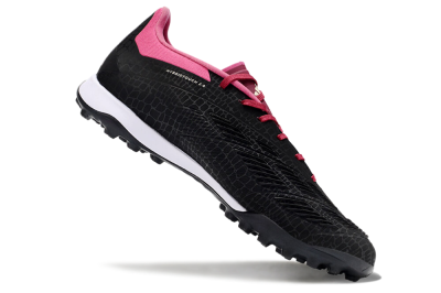 Adidas Predator 24 Elite TF Artificial Turf Soccer Shoes - Black/Beige/Pink