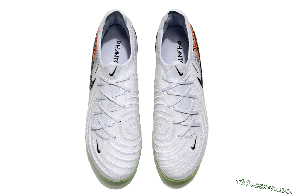Nike Phantom Luna Elite FG Firm Ground Soccer Cleats - Grey/Orange/Black 4