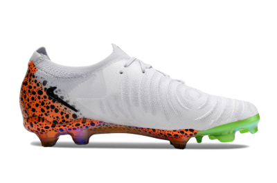 Nike Phantom Luna Elite FG Firm Ground Soccer Cleats - Grey/Orange/Black