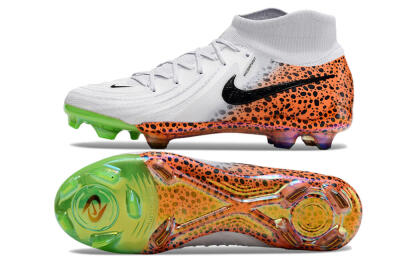 Nike Phantom Luna Elite NU FG Firm Ground Soccer Cleats - White/Black/Orange