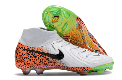 Nike Phantom Luna Elite NU FG Firm Ground Soccer Cleats - White/Black/Orange