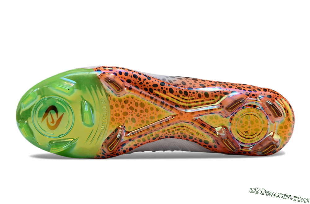 Nike Phantom Luna Elite NU FG Firm Ground Soccer Cleats - White/Black/Orange 6