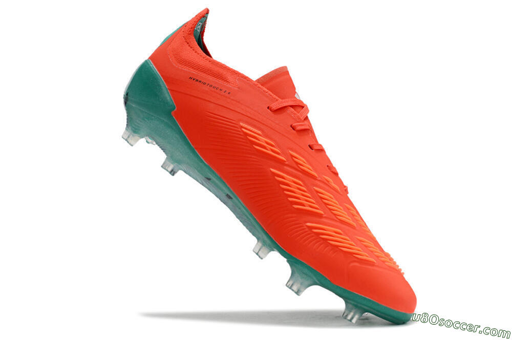 Adidas Predator Accuracy FG Firm Ground Soccer Cleats - Red/White/Green 4