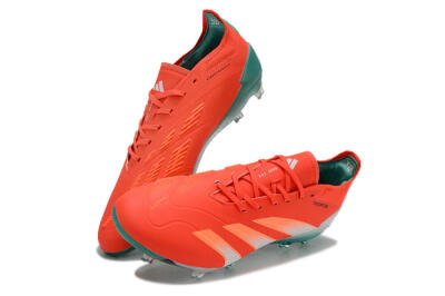 Adidas Predator Accuracy FG Firm Ground Soccer Cleats - Red/White/Green