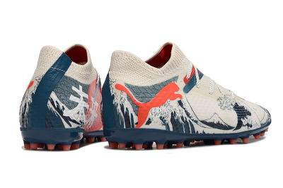 Puma Future Ultimate MG Multi Ground Soccer Cleats - Beige/Blue/Red