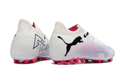 Puma Future Ultimate MG Multi Ground Soccer Cleats - White/Black/Pink
