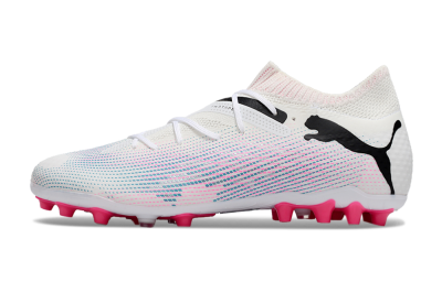 Puma Future Ultimate MG Multi Ground Soccer Cleats - White/Black/Pink