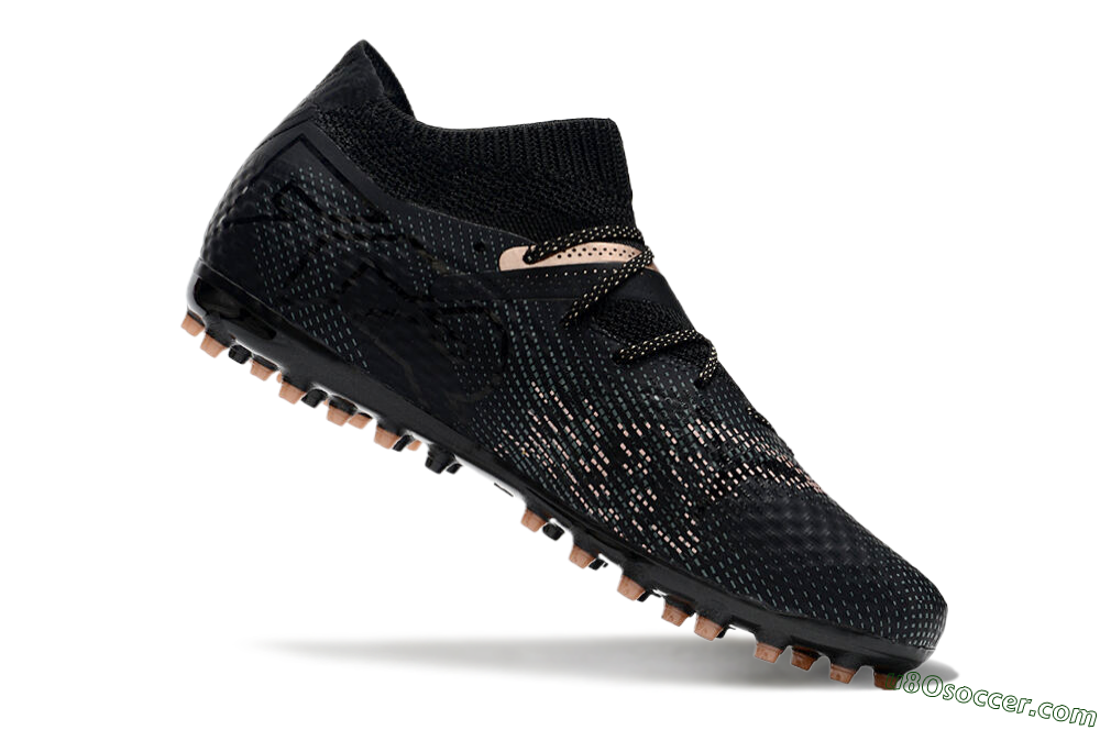 Puma Future Ultimate MG Multi Ground Soccer Cleats - Black/Blue/Gold 4