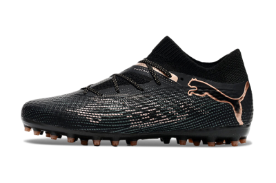 Puma Future Ultimate MG Multi Ground Soccer Cleats - Black/Blue/Gold