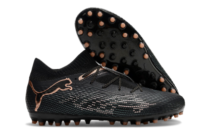 Puma Future Ultimate MG Multi Ground Soccer Cleats - Black/Blue/Gold