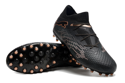 Puma Future Ultimate MG Multi Ground Soccer Cleats - Black/Blue/Gold