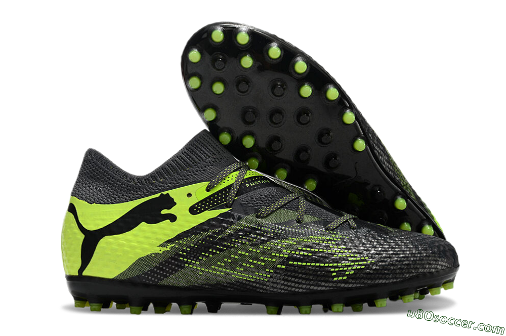 Puma Future Ultimate MG Multi Ground Soccer Cleats - Black/Yellow 1