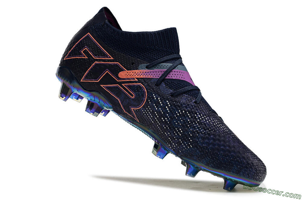 Puma Future Ultimate FG Firm Ground Soccer Cleats - Blue/Purple/Pink 4