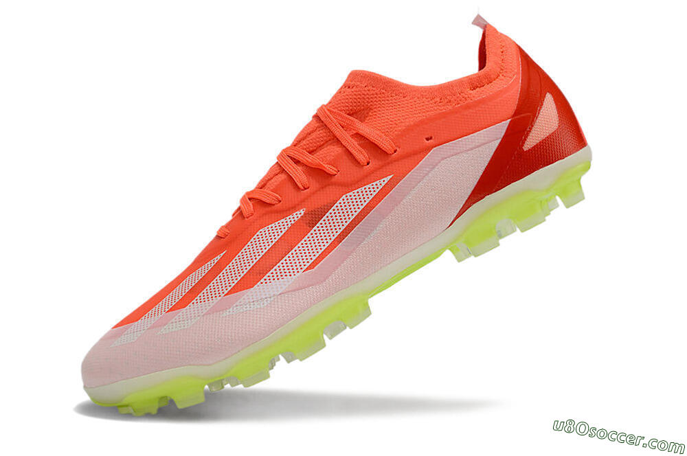 Adidas X Crazyfast.1 FG Firm Ground Soccer Cleats - Red/White/Yellow 5