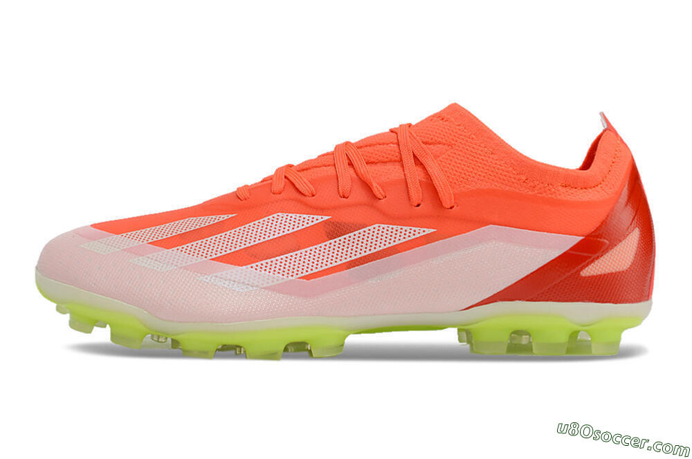 Adidas X Crazyfast.1 FG Firm Ground Soccer Cleats - Red/White/Yellow 2