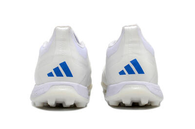 Adidas Predator 24 Elite TF Artificial Turf Soccer Shoes - Beige/White/Blue