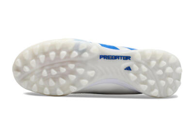 Adidas Predator 24 Elite TF Artificial Turf Soccer Shoes - Beige/White/Blue