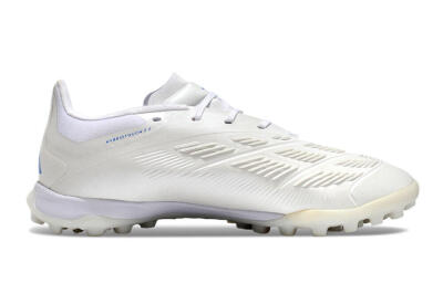 Adidas Predator 24 Elite TF Artificial Turf Soccer Shoes - Beige/White/Blue