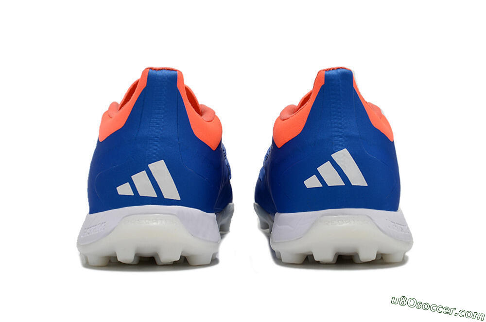 Adidas Predator 24 Elite TF Artificial Turf Soccer Shoes - Blue/Red/White 5
