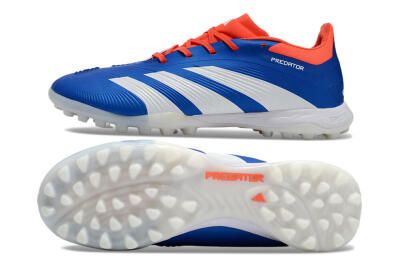 Adidas Predator 24 Elite TF Artificial Turf Soccer Shoes - Blue/Red/White