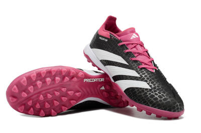 Adidas Predator 24 Elite TF Artificial Turf Soccer Shoes - Black/Red/White