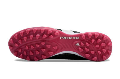 Adidas Predator 24 Elite TF Artificial Turf Soccer Shoes - Black/Red/White