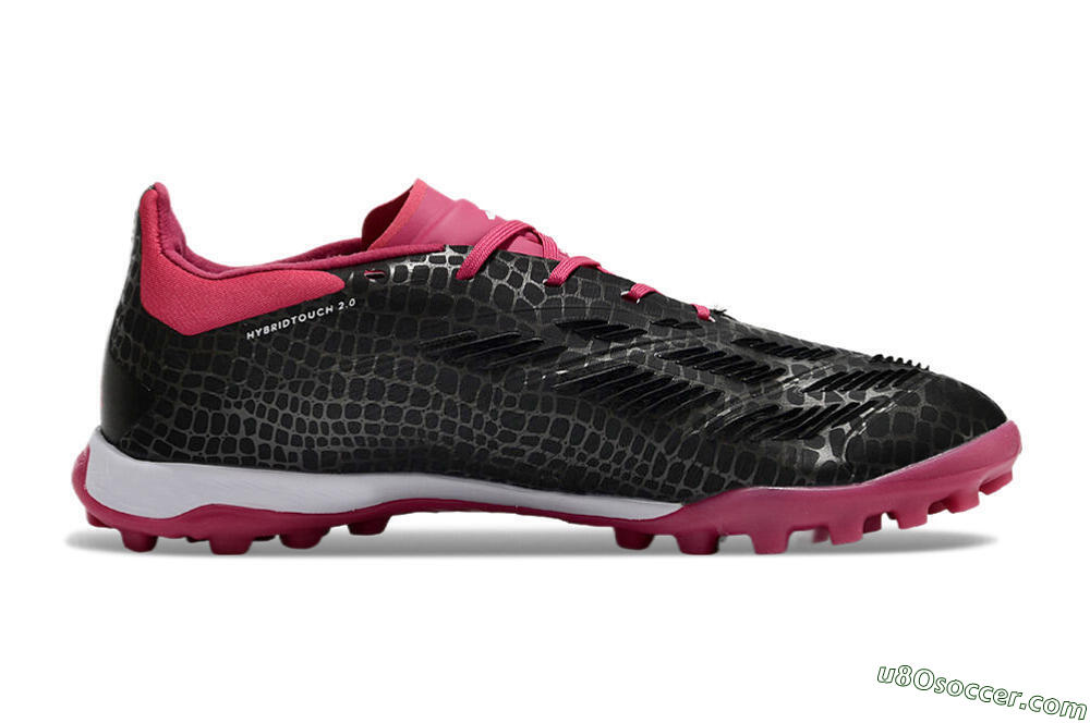 Adidas Predator 24 Elite TF Artificial Turf Soccer Shoes - Black/Red/White 7