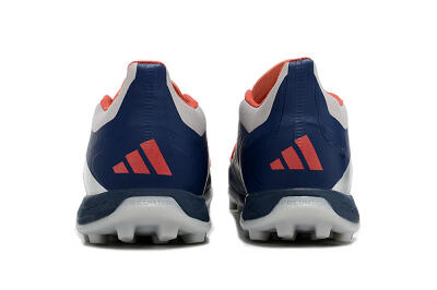 Adidas Predator 24 Elite TF Artificial Turf Soccer Shoes - Silver/Blue/Red