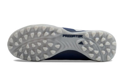 Adidas Predator 24 Elite TF Artificial Turf Soccer Shoes - Silver/Blue/Red